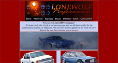 Desktop Screenshot of lonewolfperformance.com